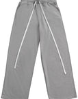 Sweat Pants 雙腰頭棉褲 - Black/Grey