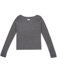Lightweight Crewneck Top 羅紋長袖-Grey