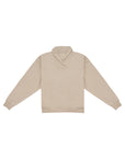 Knit Sweater 絲瓜領衛衣 - Beige