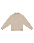 Knit Sweater 絲瓜領衛衣 - Beige