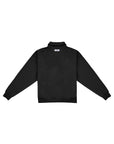 Knit Sweater 絲瓜領衛衣 - Black