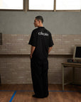 Game Mock Neck Shirt-Black