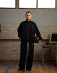Retro Nylon Jacket-Black