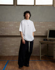 Game Mock Neck Shirt-Ivory