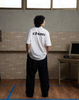 Game Mock Neck Shirt-Ivory
