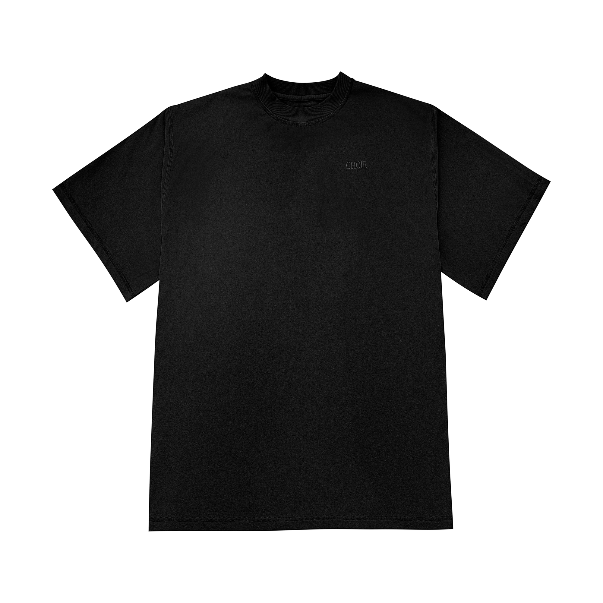 Neutrals Fitted Tee-Black