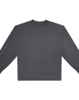 Neutrals Long Tee-Gray