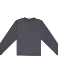 Neutrals Fitted Long Tee-Grey