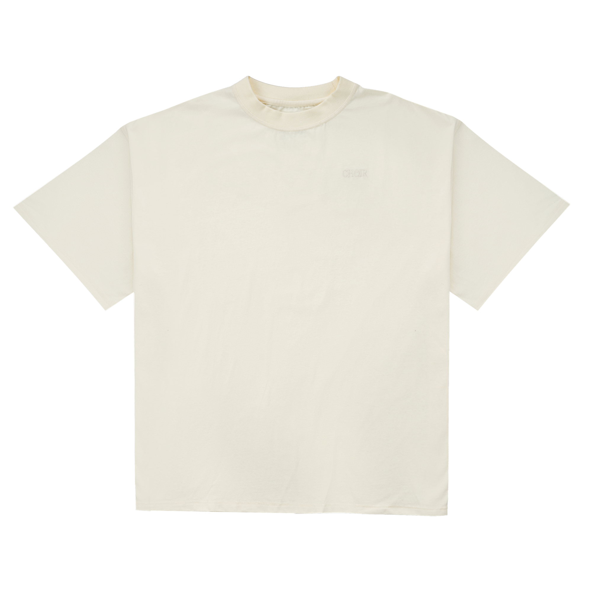 Neutrals Fitted Tee-Ivory