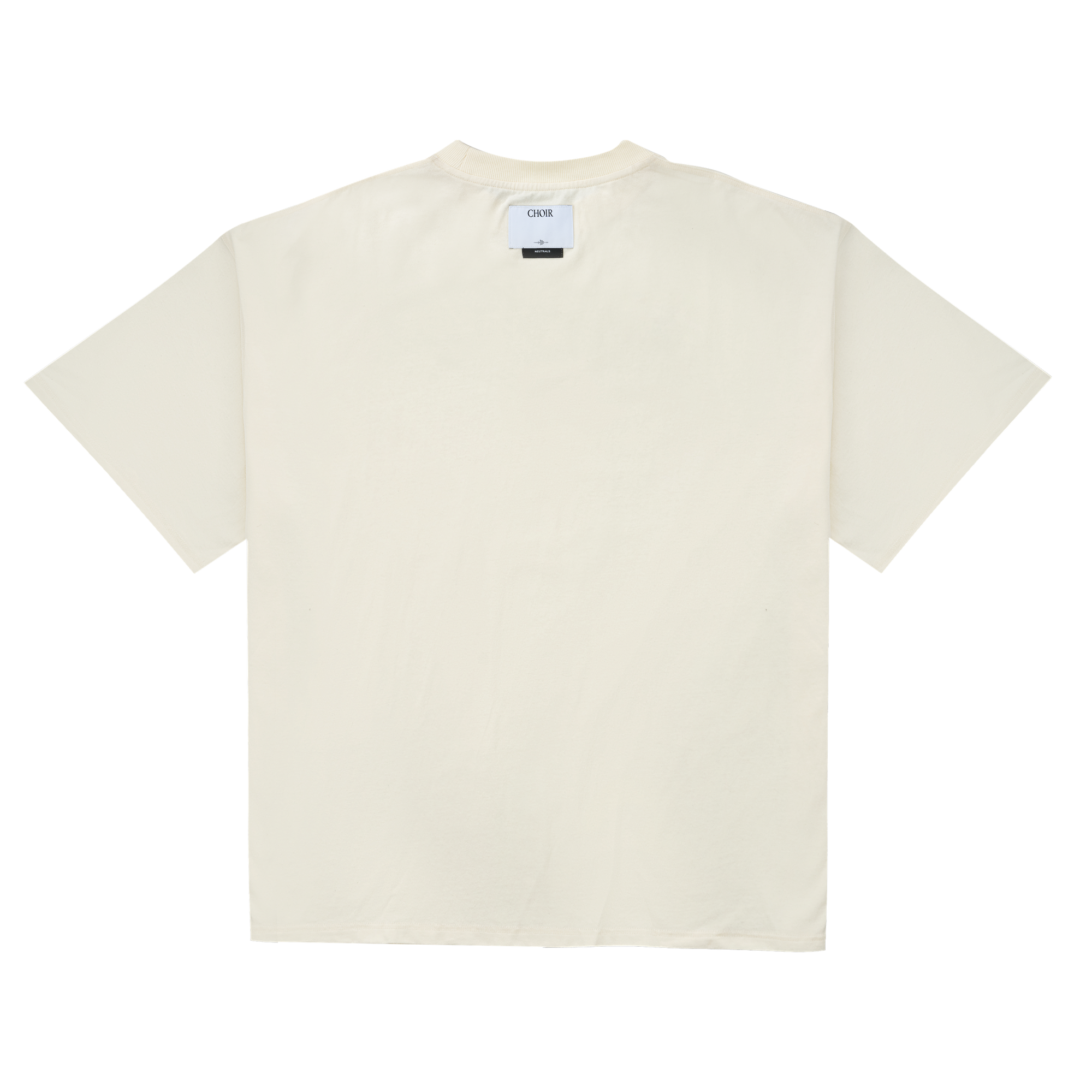 Neutrals Fitted Tee-Ivory