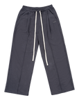 Neutrals Two Tuck Pants-Gray