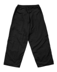 Retro Nylon Pants-Black