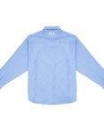 Stripe Long Shirt-Blue / White