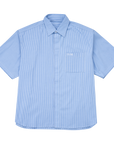 Stripe Short Shirt-Blue / White