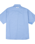 Stripe Short Shirt-Blue / White