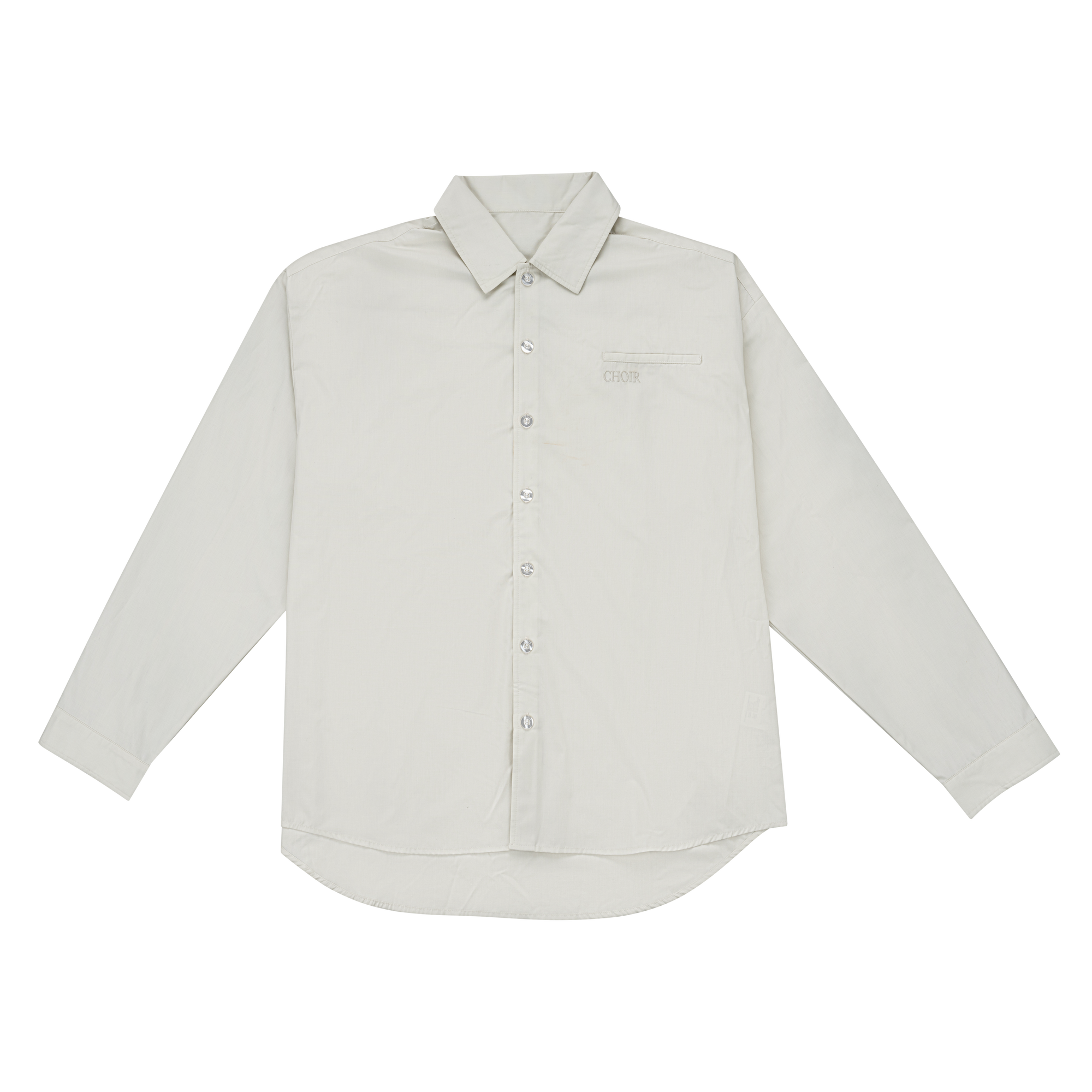 CPO Long Shirt-Light Grey