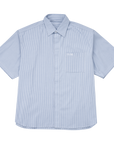 Stripe Short Shirt-Grey / White
