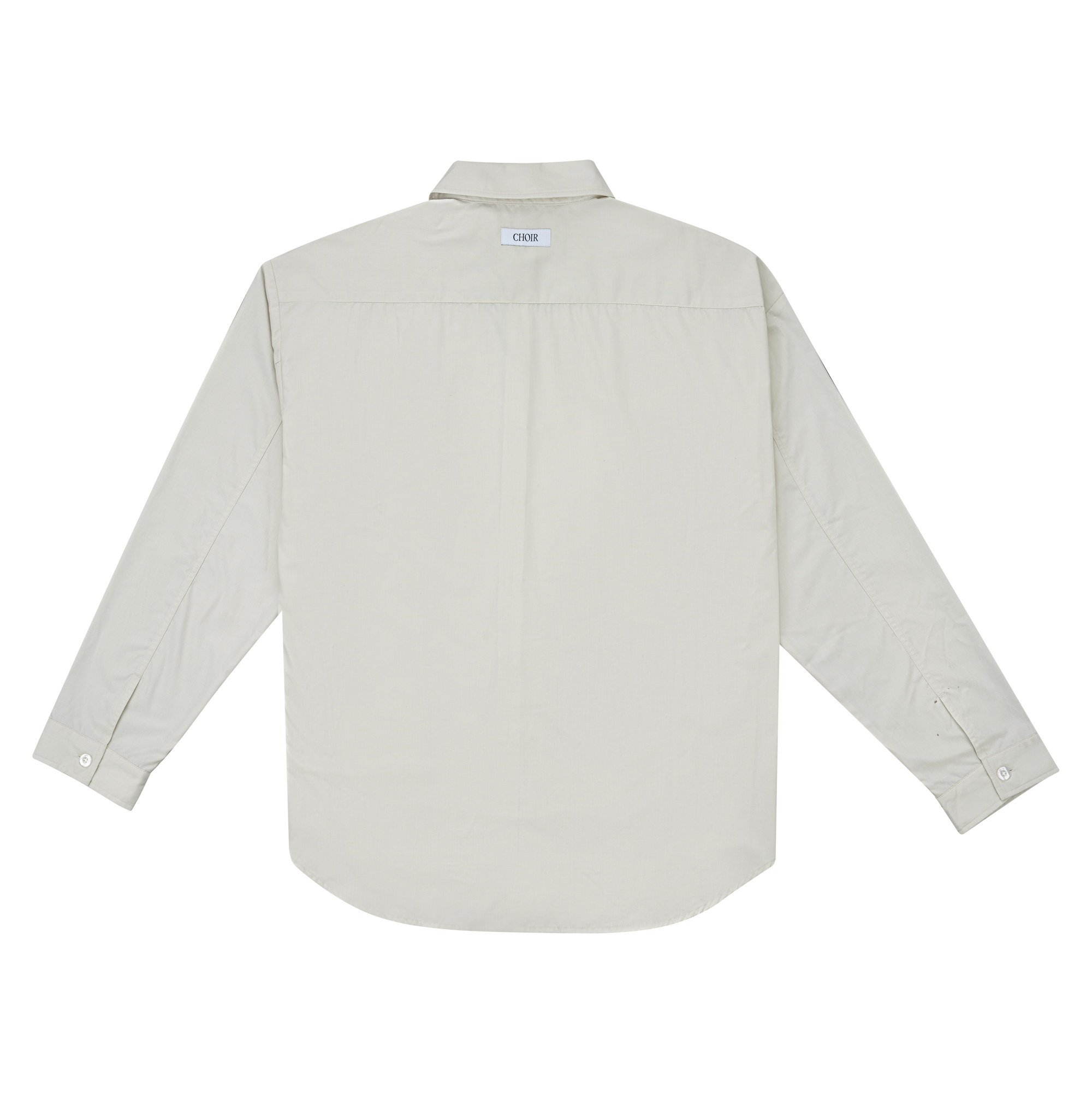 CPO Long Shirt-Light Grey