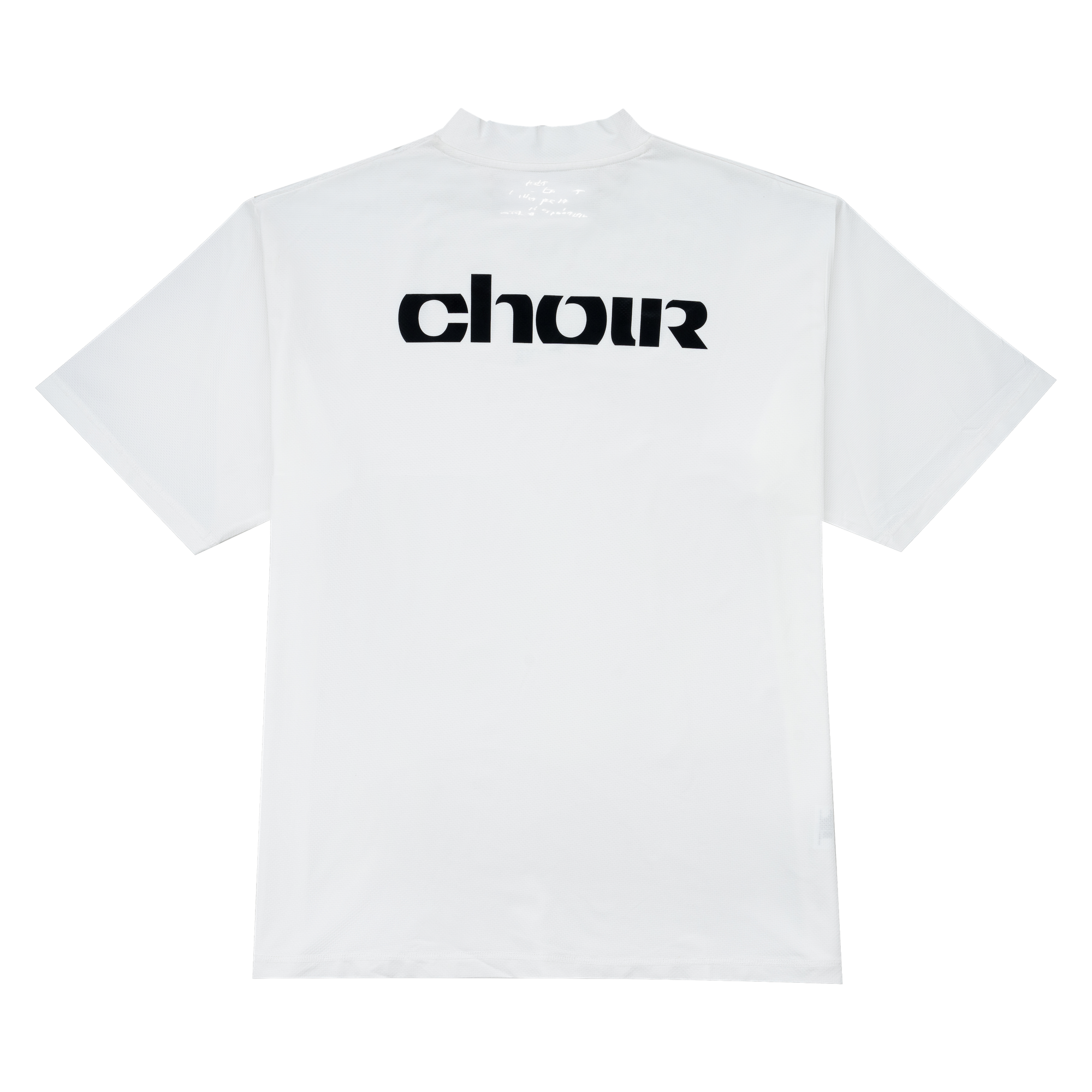 Game Mock Neck Shirt-Ivory