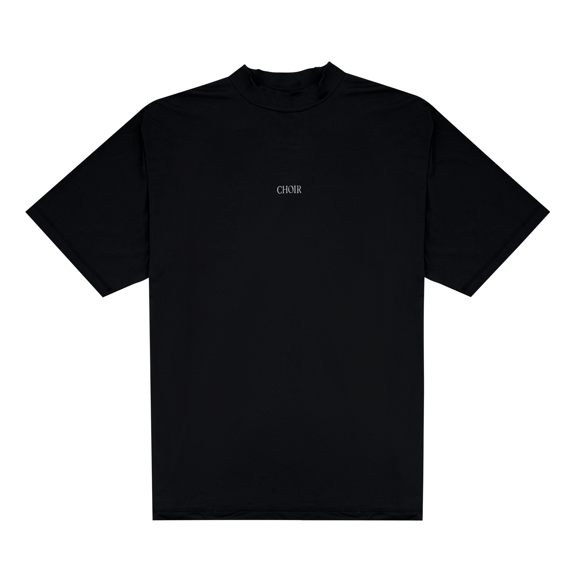 Game Mock Neck Shirt-Black