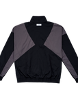 Retro Nylon Jacket-Black / Gray