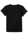 Logo T-Shirt 01 V領品牌T恤-Black