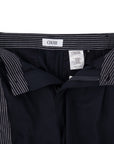 Pleated Panel Trousers 拼接打褶西裝褲-Navy