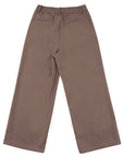 Relaxed Tailored Trousers 寬鬆西裝長褲-Brown