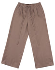 Relaxed Tailored Trousers 寬鬆西裝長褲-Brown