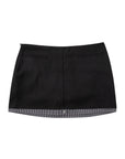Two-Layer Skirt 雙層結構短裙-Gray