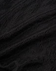 Textured Lace Hoodie 蕾絲拼接連帽外套-Black