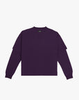Layered Tee-Dark Purple
