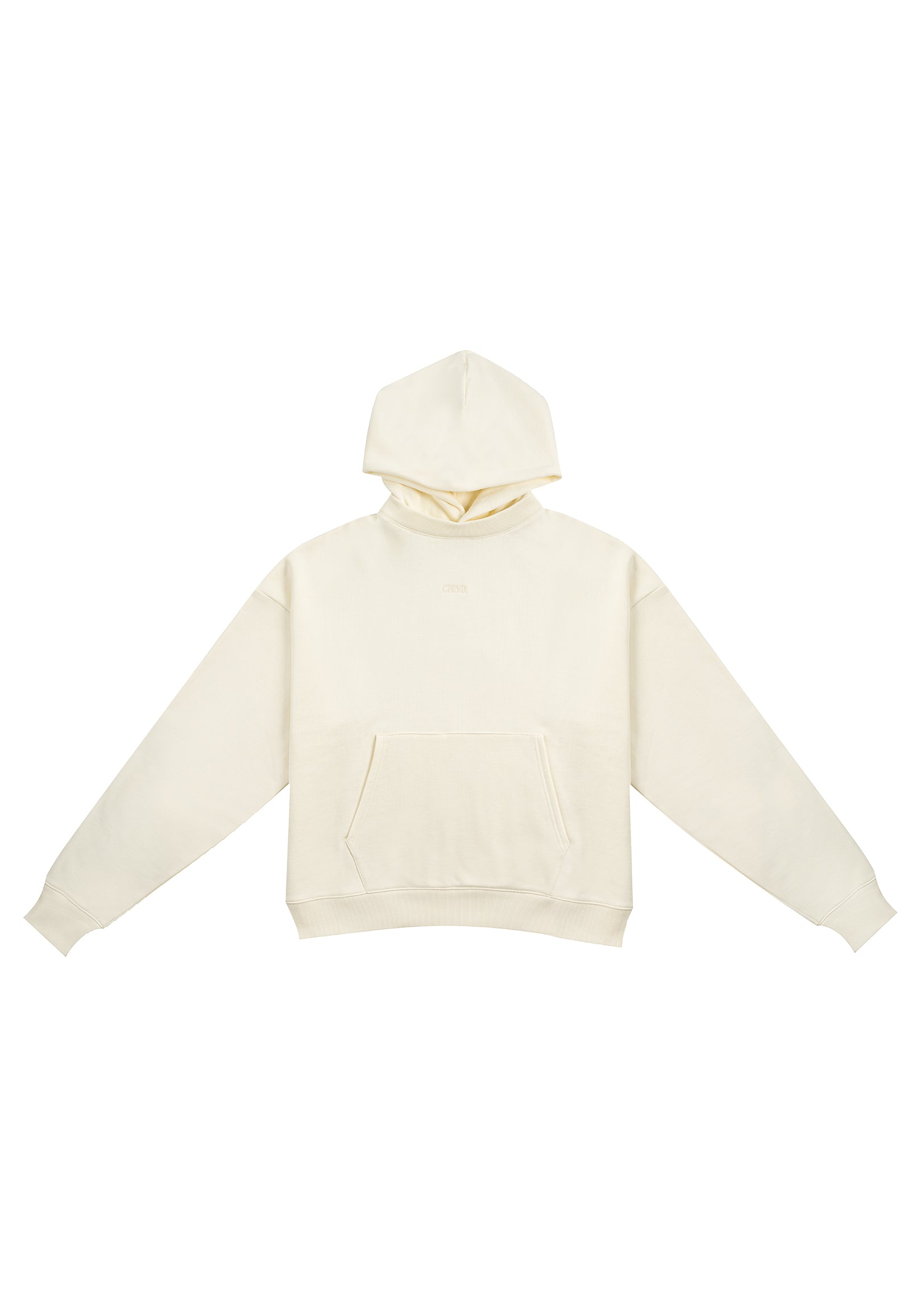 Neutrals Crew Neck Hoodie - Beige