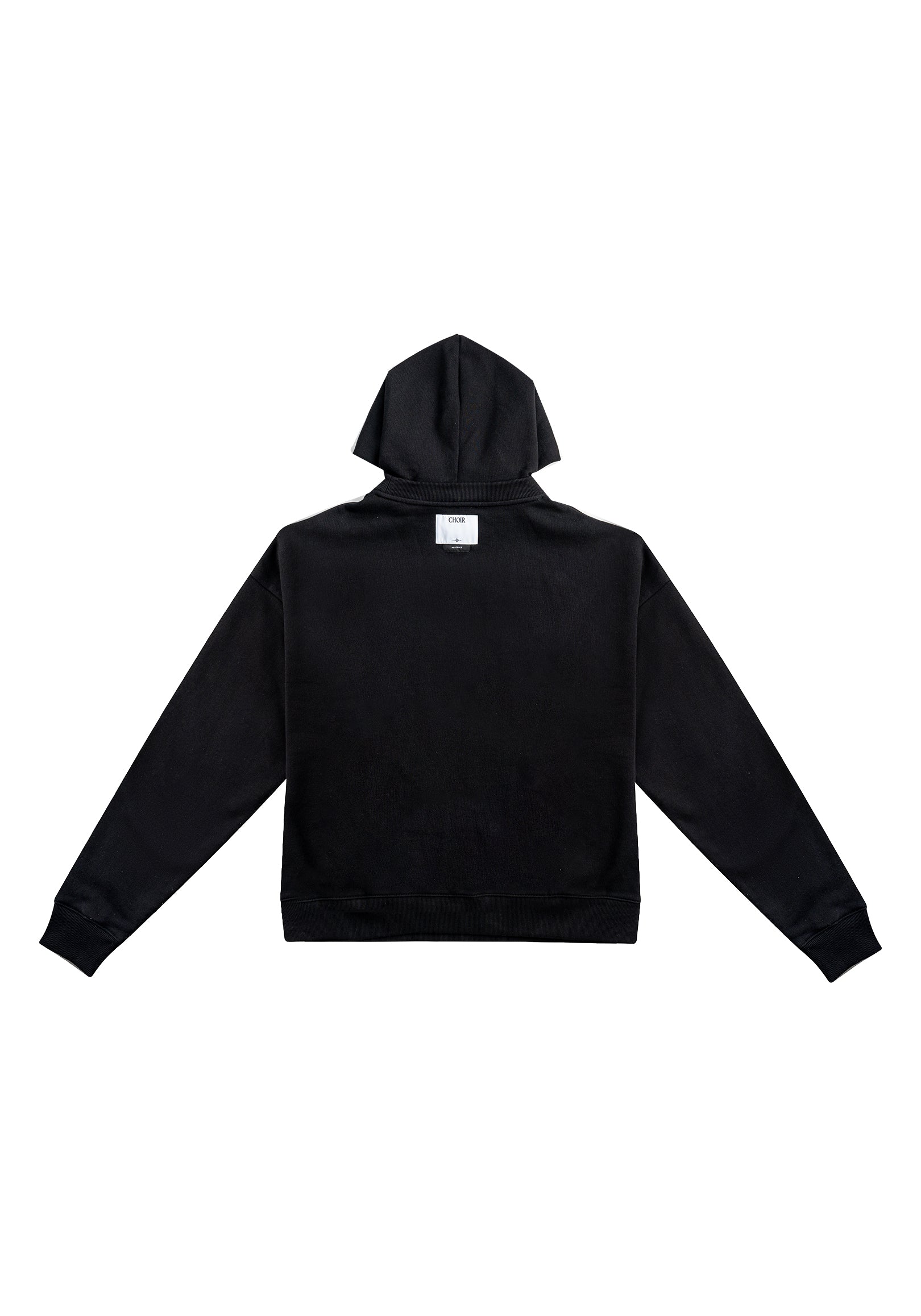 Neutrals Crew Neck Hoodie - Black