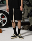 Cargo shorts-Black