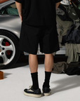 Cargo shorts-Black