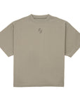 Monogram Logo Tee-Sage Gray