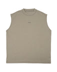 Sleeveless Tee-Sage Gray
