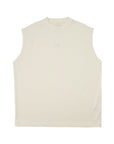 Sleeveless Tee-Beige