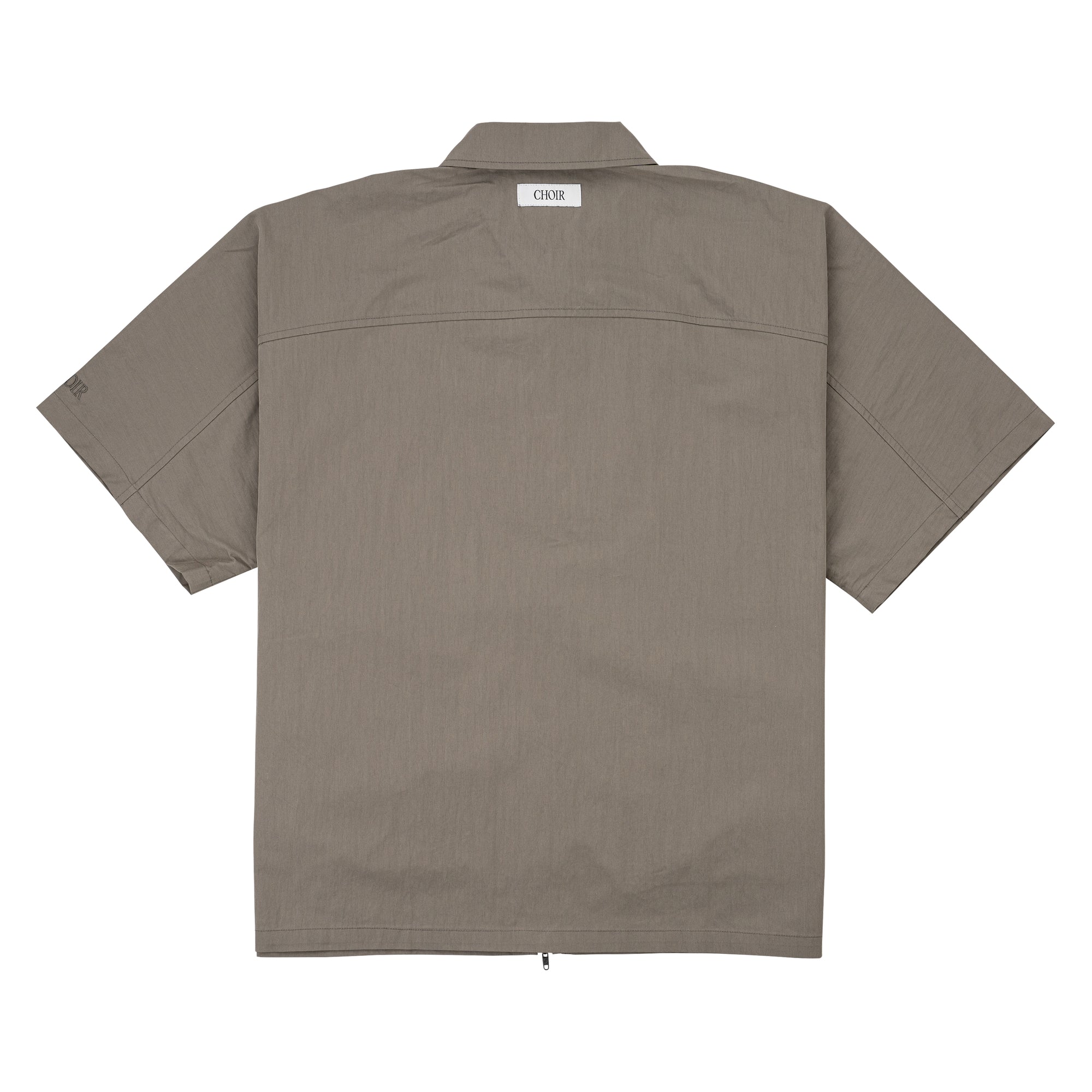 Zip Shirt-Gray