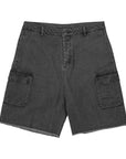 Denim Shorts-Gray