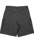 Denim Shorts-Gray