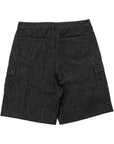 Denim Shorts-Black