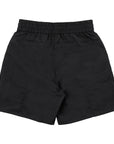 Nylon Panel Shorts-Black