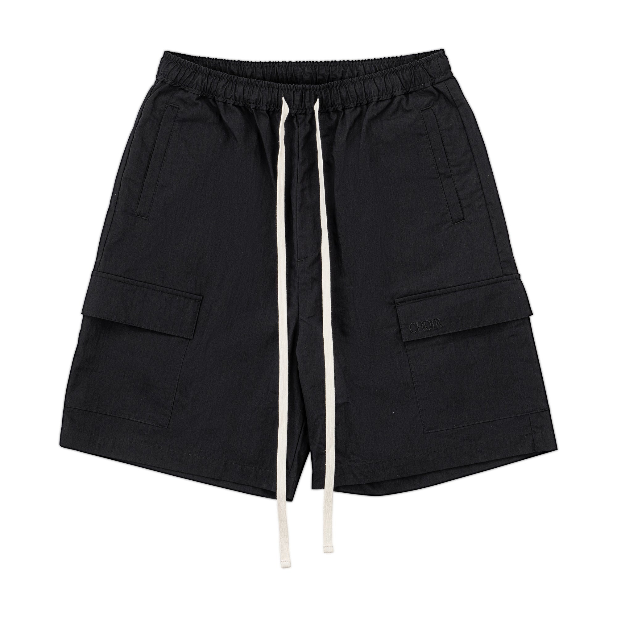 Cargo shorts-Black