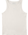 Cutaway Shoulder Tank 削肩背心 - White
