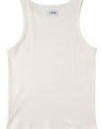 Cutaway Shoulder Tank 削肩背心 - White
