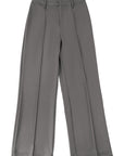 Fluid Pleated Trousers 中腰打褶長褲 - Gray