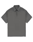 Jacquard Zip Shirt 緹花針織POLO 衫 - Grey