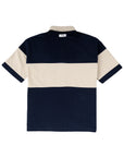 Striped Logo Polo Shirt 條紋logo Polo 衫 - NAVY